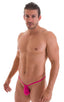 M1R2 - Mens Micro Adjustable G String Bikini - Solids 3452 Fuchsia - Skinzwear