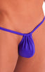 M1R2 - Mens Micro Adjustable G String Bikini - Solids 3453 Royal purple - Skinzwear