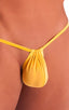 M1R2 - Mens Micro Adjustable G String Bikini - Solids 4405 Sunshine yellow - Skinzwear