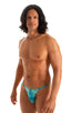 M25 - Mens Skinny Side Smooth Pouch Swim Thong - Prints 4551 Cascade - Skinzwear