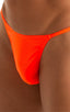 M25 - Mens Skinny Side Smooth Pouch Swim Thong - Solids 6402 Blazing orange - Skinzwear