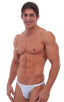 M26 - Mens Seamless Pouch Bikini - Mesh 7519 White athletic - Skinzwear