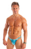 M26 - Mens Seamless Pouch Bikini - Prints 4551 Cascade - Skinzwear