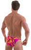 M26 - Mens Seamless Pouch Bikini - Prints 8163 Tahitian sunset - Skinzwear