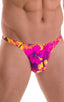 M26 - Mens Seamless Pouch Bikini - Prints 8163 Tahitian sunset - Skinzwear