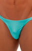 M26 - Mens Seamless Pouch Bikini - Solids 2455 Aquamarine - Skinzwear