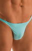 M26 - Mens Seamless Pouch Bikini - Solids 2455 Aquamarine - Skinzwear