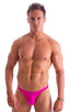 M26 - Mens Seamless Pouch Bikini - Solids 3452 Fuchsia - Skinzwear