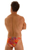 M26 - Mens Seamless Pouch Bikini - Tan Through 1750 Orange jungle - Skinzwear