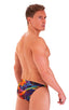 M26 - Mens Seamless Pouch Bikini - Tan Through 7803 Rave up - Skinzwear