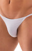 M29 - Mens Super Low Tiny Bikini - Solid Sheer Semi Sheer 8568 White - Skinzwear