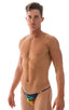 M29 - Mens Super Low Tiny Bikini - Tan Through 7803 Rave up - Skinzwear