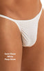M31 - Mens Y Back G String Thong - Mesh 2500 - 3499 White peep show - Optic white - Skinzwear