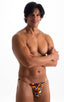 M31 - Mens Y Back G String Thong - Prints 3554 Wild tiger - Skinzwear