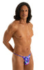 M31 - Mens Y Back G String Thong - Prints 4151 Painted leaves - Skinzwear