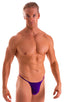 M31 - Mens Y Back G String Thong - Solids 3453 Royal purple - Skinzwear