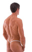 M31 - Mens Y Back G String Thong - Solids 3499 Optic white - Skinzwear