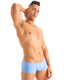 M35 - Mens Micro Low Square Cut Swim Trunks - Solids 9854 Dreamwave blue - Skinzwear