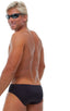 M36 - Mens Rivera Swimsuit Brief - Solids 6407 Black - Skinzwear
