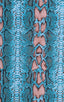M43 - Mens Square Cut Swim Trunks - Prints 2550 Aqua snake skin - Skinzwear