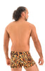 M43 - Mens Square Cut Swim Trunks - Prints 3554 Wild tiger - Skinzwear