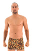 M43 - Mens Square Cut Swim Trunks - Prints 3554 Wild tiger - Skinzwear