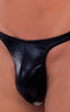 M44 - Mens Bravura Pouch Thong - Metallics 9810 Black - Skinzwear