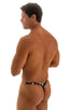 M44 - Mens Bravura Pouch Thong - Prints 5115 - 5106 Stars on navy - Red/white stripes - Skinzwear