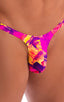 M44 - Mens Bravura Pouch Thong - Prints 8163 Tahitian sunset - Skinzwear