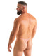 M44 - Mens Bravura Pouch Thong - Solid Sheer Semi Sheer 9881 Blush - Skinzwear