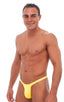 M44 - Mens Bravura Pouch Thong - Solids 4405 Sunshine yellow - Skinzwear