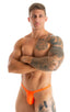 M44 - Mens Bravura Pouch Thong - Solids 6402 Blazing orange - Skinzwear