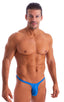 M44 - Mens Bravura Pouch Thong - Wet Look 0008 Lipstick red - Skinzwear