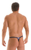 M44 - Mens Bravura Pouch Thong - Wet Look 0008 Lipstick red - Skinzwear