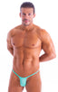 M46 - Mens Roman G String Bikini - Solids 2455 Aquamarine - Skinzwear
