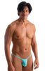 M46 - Mens Roman G String Bikini - Solids 2455 Aquamarine - Skinzwear
