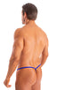 M46 - Mens Roman G String Bikini - Solids 3451 Imperial blue - Skinzwear