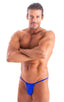 M46 - Mens Roman G String Bikini - Solids 3451 Imperial blue - Skinzwear