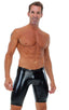M51 - Mens Competition Swim Dive Jammers - Wet Look 0007 Black - Skinzwear