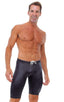 M51 - Mens Competition Swim Dive Jammers - Wet Look 0007 Black - Skinzwear
