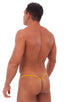 M52 - Mens Teardrop G String Swimsuit - Metallics 5812 - 7419 Metallic liquid gold - Gold - Skinzwear