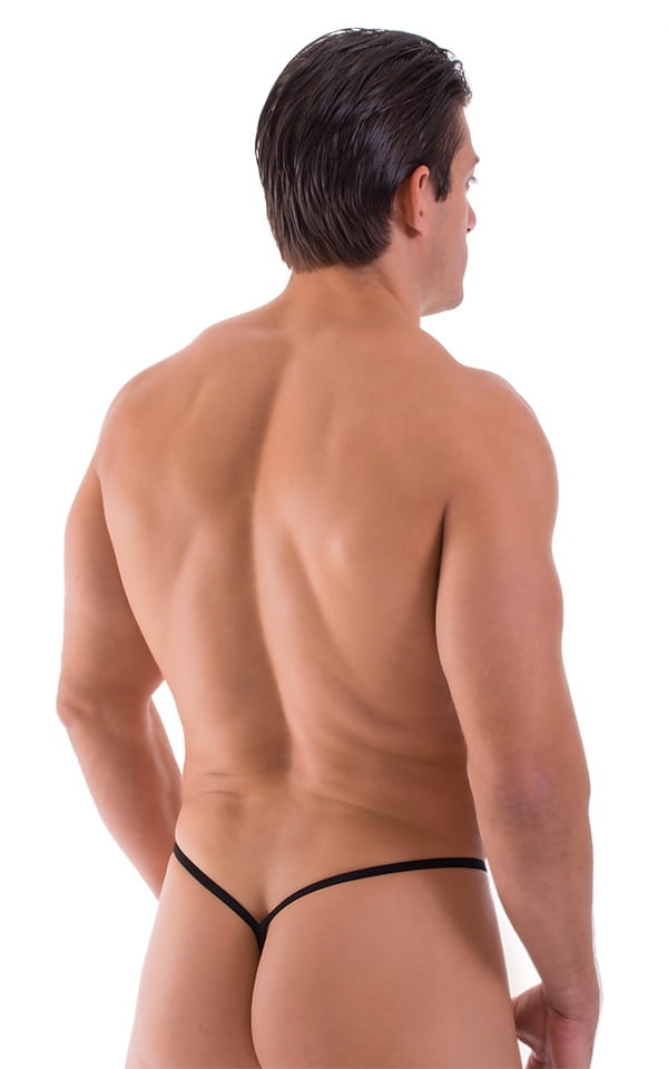 M52 - Mens Teardrop G String Swimsuit - Solid Sheer Semi Sheer - Skinzwear
