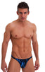 M54 - Mens Classic Rio Bikini - Prints 1118 Laser blue lightening - Skinzwear