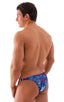 M54 - Mens Classic Rio Bikini - Prints 3121 American flag collage - Skinzwear