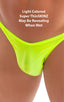 M54 - Mens Classic Rio Bikini - Solid Sheer Semi Sheer 4556 Lemon lime - Skinzwear