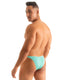 M54 - Mens Classic Rio Bikini - Solid Sheer Semi Sheer 4558 Mint - Skinzwear