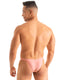 M54 - Mens Classic Rio Bikini - Solid Sheer Semi Sheer 9881 Blush - Skinzwear
