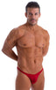 M54 - Mens Classic Rio Bikini - Solids 3450 Ruby red - Skinzwear