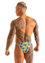 M54 - Mens Classic Rio Bikini - Tan Through 9859 Lilly lagoon - Skinzwear