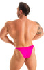 M54POS - Mens Bodybuilder Posing Suit Narrow Back - Solids 3452 Fuchsia - Skinzwear
